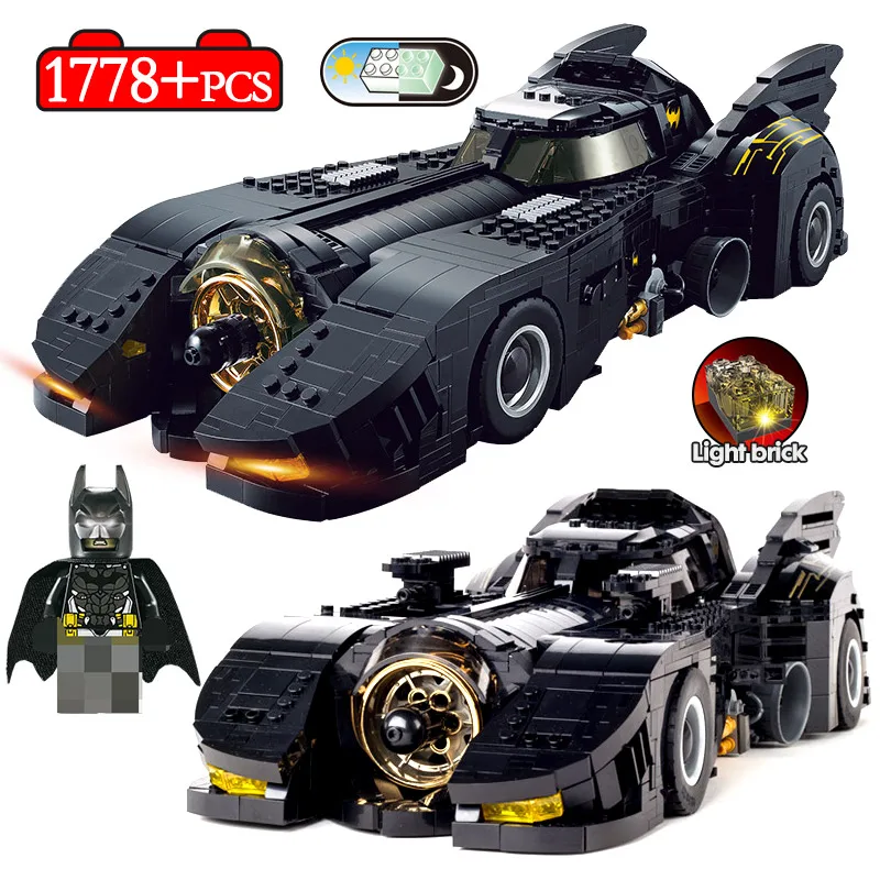 

1778pcs Super Heroes Batman Bat Chariot Model Building Blocks Legoingly Mavel Set Avenger Figures Bricks Toys For Children Gifts