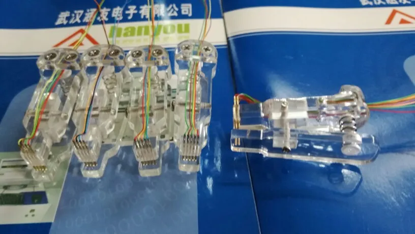 PCB test ing Jig скачать инструмент для сжигания клип Программирование моделирование тестовое приспособление инструменты 2 мм 2,54 мм(беспроводной, двухрядный