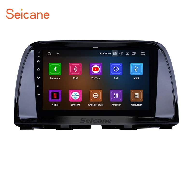 Clearance Seicane 1DIN Android 9.0 Car Radio For 2012 2013 2014 2015 Mazda CX-5 9 Inch Bluetooth 4G GPS Navigation Multimedia Player 0