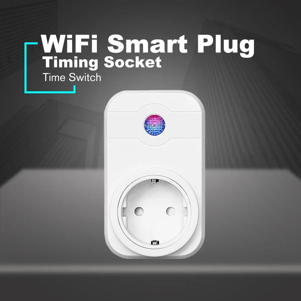 WiFi Smart Plug с портами розетка синхронизации Голосовое управление беспроводной переключатель времени ЕС/США/Великобритания