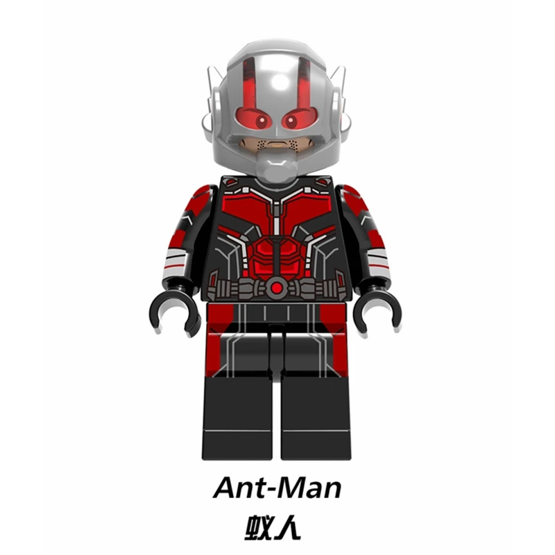 Marvel Super Heroes Thanos Iron Man Thor Hulk Spiderman Batman Avengers Building Blocks Figures Playmobil Toys for Children Gift - Цвет: XH869