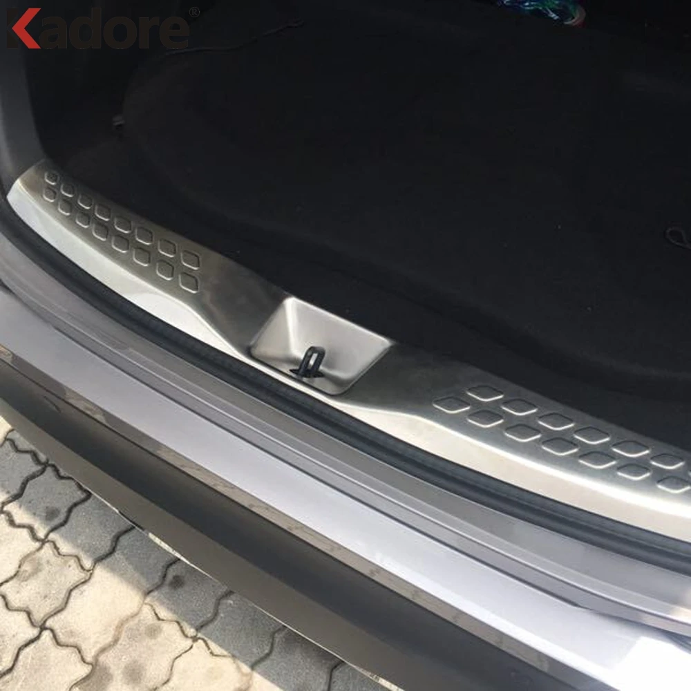 Для Toyota CHR C HR 2016 2019 внешний + ВНУТРЕННИЙ Задний защитный бампер для багажника из