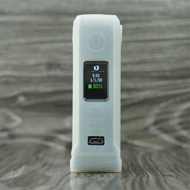

2pcs Silicone Case for Paranormal DNA 75C Mod pod protective texture Cover Rubber Skin Warp sleeve fit luxe 220w