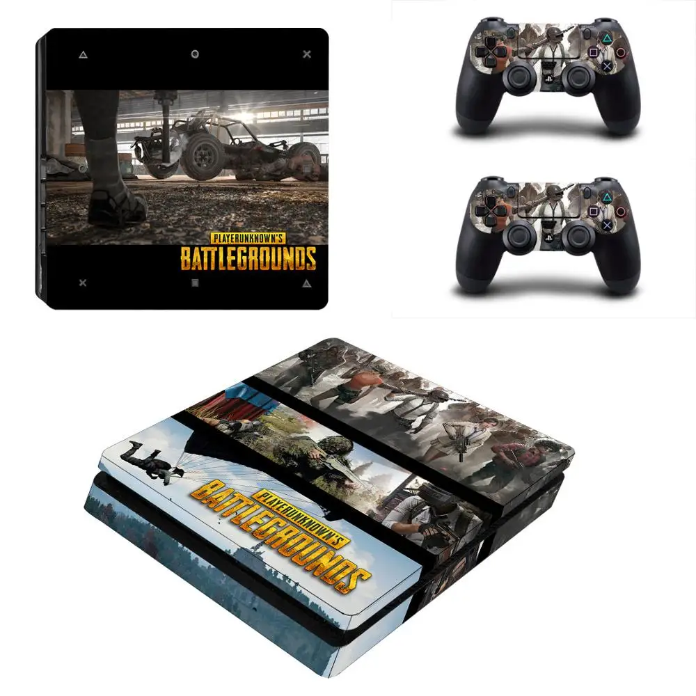  Game PUBG PS4 Slim Sticker Play station 4 Skin Sticker Decal For PlayStation 4 PS4 Slim Console & C