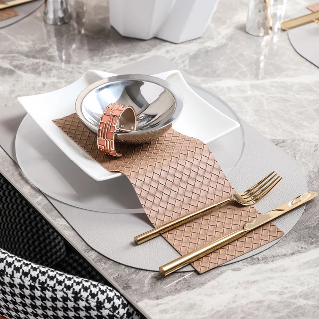 Light Luxury Modern Minimalist Dining Table Tableware Set 1