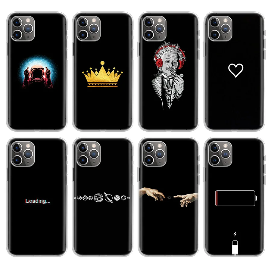 

Fashion Soft TPU Pretty Girl Lisa Art David lines Painted Phone Case For Apple iPhone 11 Pro 6 6S 7 8 Plus 10 X XS MAX XR 5 5S S