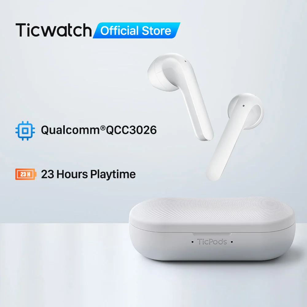 TicPods 2 настоящие беспроводные bluetooth наушники с функцией обнаружения в ушах