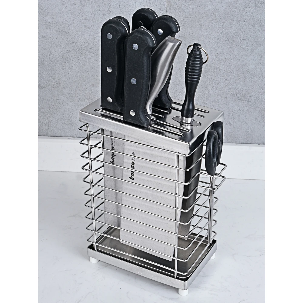 Knife Holder Stabbed Man Knife Holder Innovative Design Stainless Steel Knife  Sets With Unique Holder Strong (without Knife) - Blocks & Roll Bags -  AliExpress