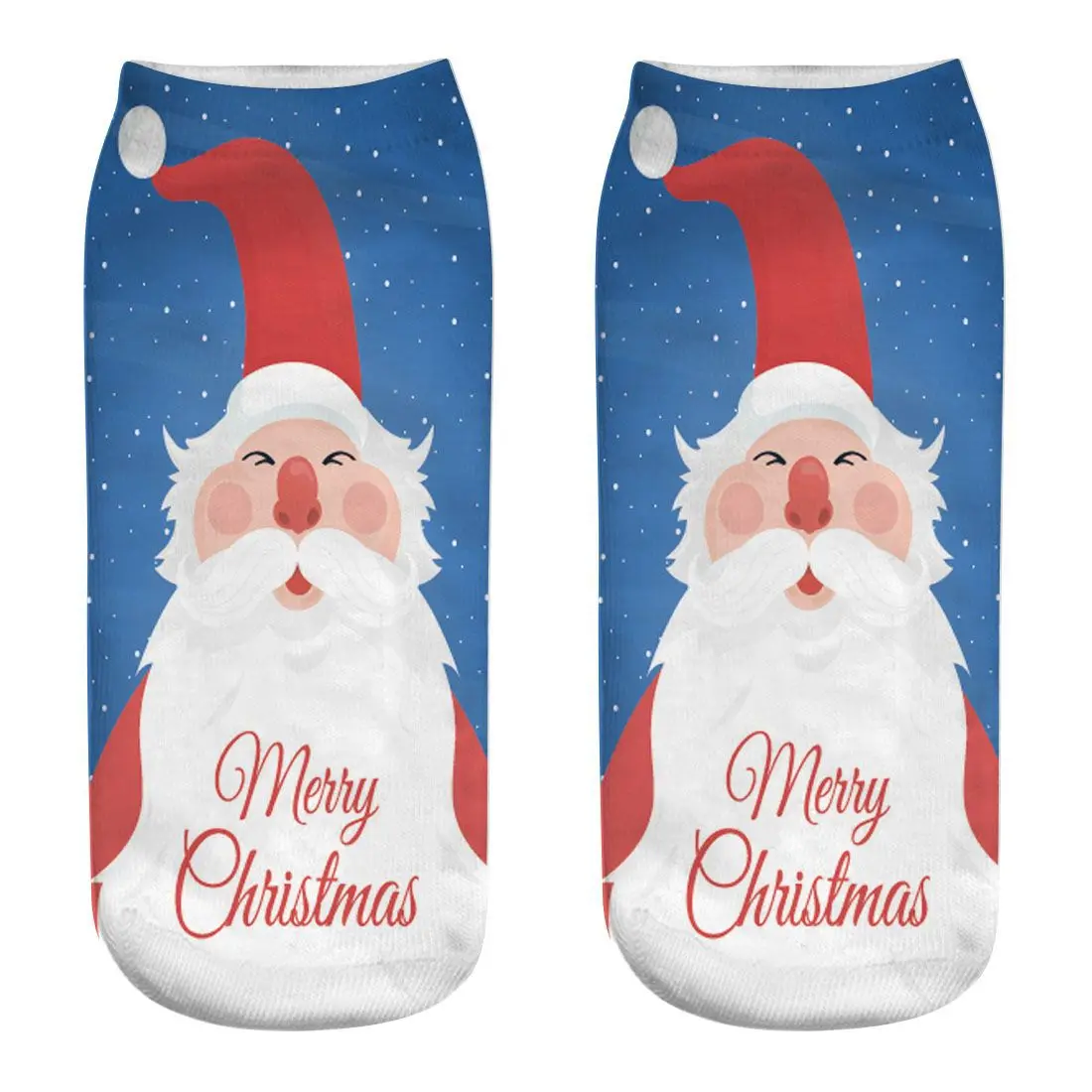 Новинка года; забавные женские носки на Рождество Harajuku Kawaii; вечерние носки с героями мультфильмов; Новинка; носки до щиколотки с принтом; Calcetines; Прямая поставка - Цвет: SD57