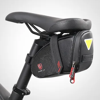 

Portable Bicycle Bag Waterproof Road Bike Saddle Bag Cycling Seat Pouch Bicycle Tail Bags Rear Pouch Bag Bike Accessories @C15