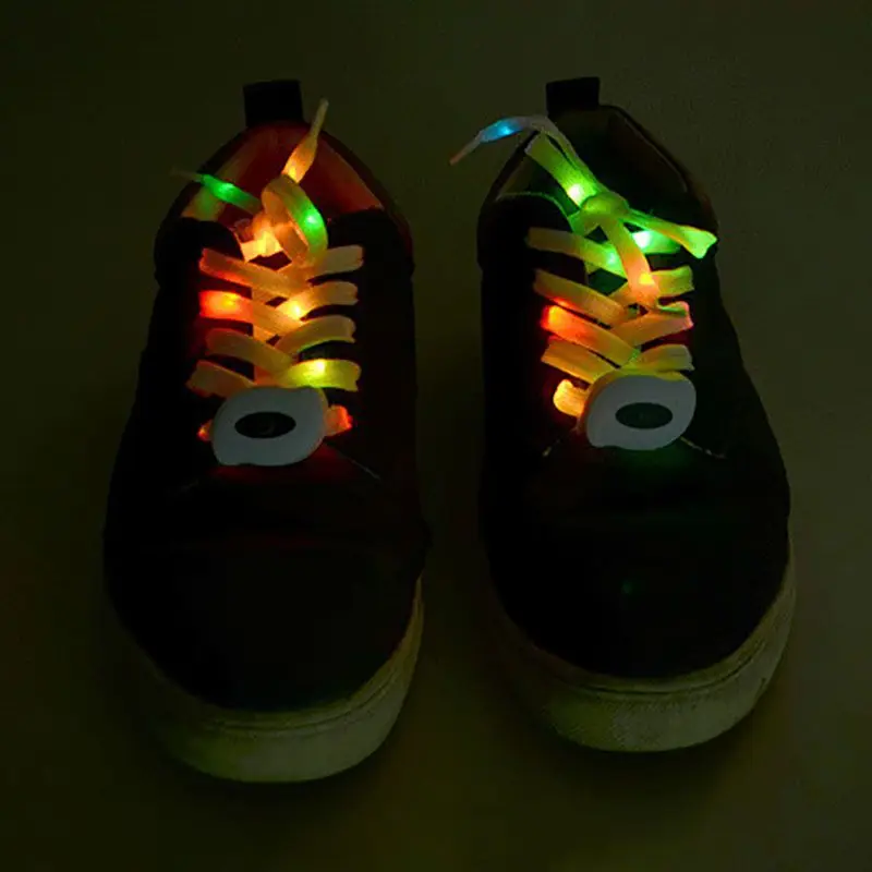 Ночная Мода Usb зарядка светящиеся светодиодные Сменные люминесцентные шнурки Клубные вечерние светящиеся светильник