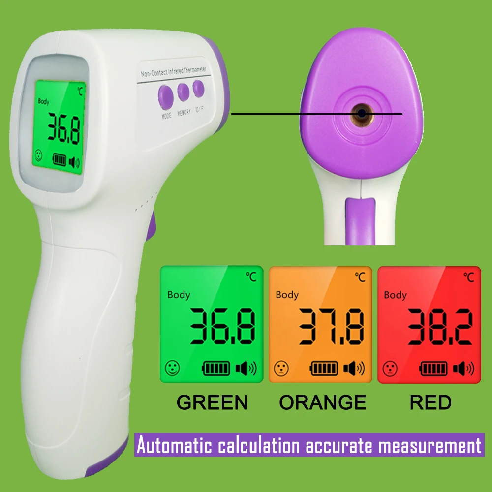 

Non-contact Infrared Thermometer Body LCD Backlight Digital Handheld Thermometer Baby Termometro IR Temperature Measure Device