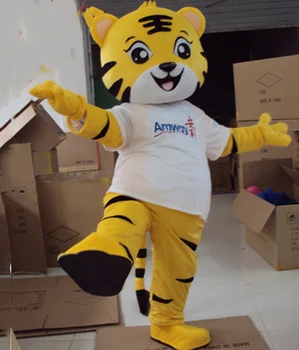 

The Tiger Mascot Costume Suits Cosplay Party Game Dress Outfits Clothing Advertising Promotion Carnival Halloween Adults