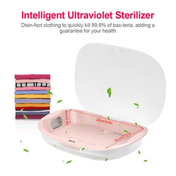 

Household UV Disinfection Box Ultraviolet Sterili-zer with Aromatherapy Function for Phone Mask Baby Clothes Makeup Tools