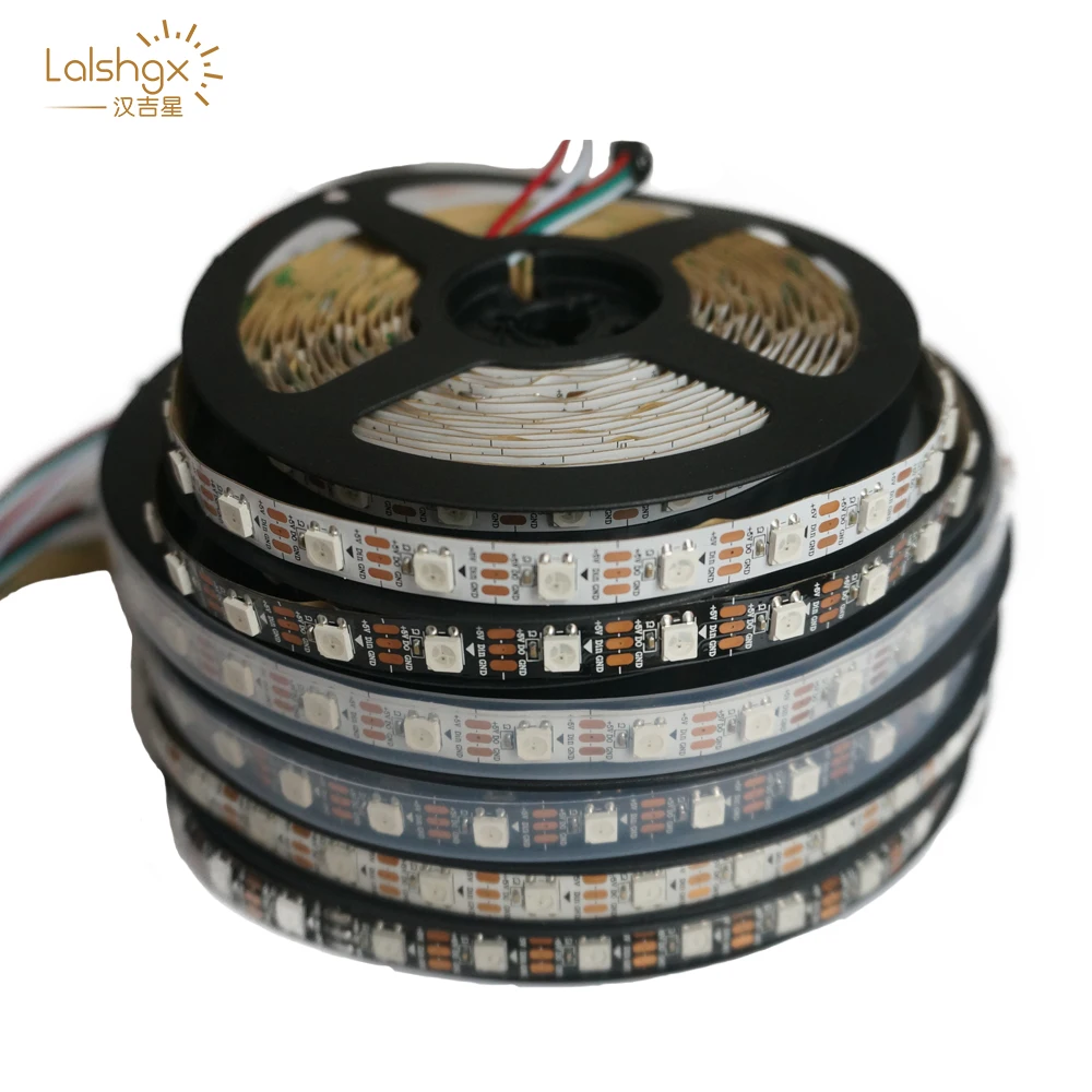 WS2812 RGB светодиодный светильник WS2812B s индивидуально адресуемый полоса