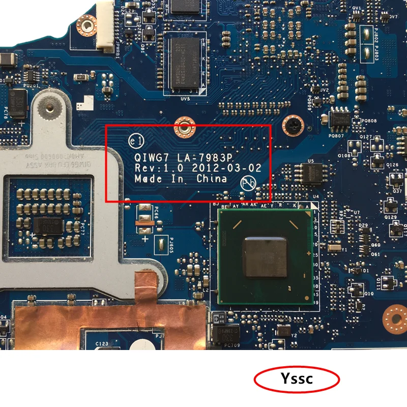 Бесплатная доставка LA 7983P материнская плата для ноутбука Lenovo G780 Материнская HM76