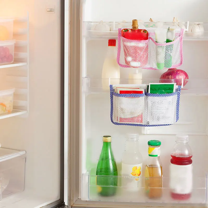 Холодильник Висячие хранения домашнее нижнее белье карманы для хранения кухонный шкаф для хранения стены Сохранить сумка-Органайзер для хранения