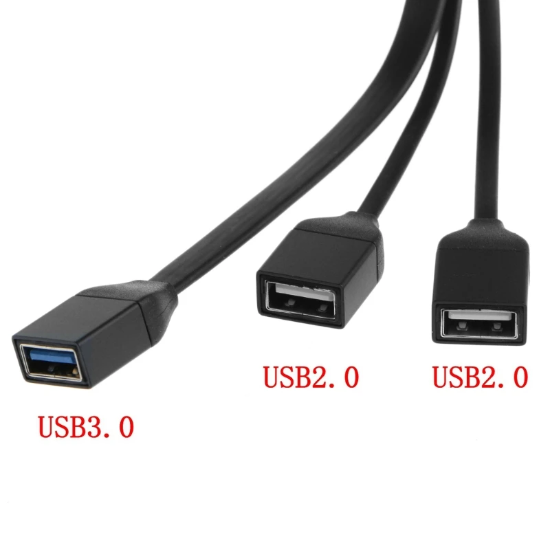 USB 3,1 type C папа-3 USB 3,0 2,0 Женский соединительный узел сплиттер Кабель-адаптер