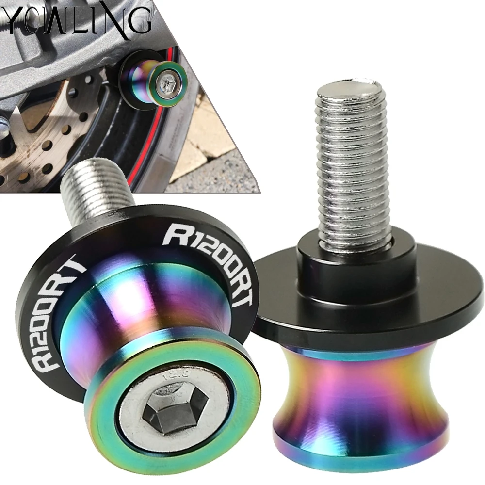 

8mm Swingarm Stand Screws CNC Motorcycle Swing Arm Spools Sliders bobbins FOR BMW R1200RT R1200 RT 2014 2015 2016 2017 2018