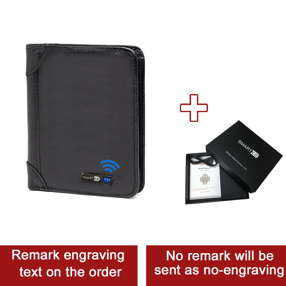 Smart Wallet with Built-in GPS Tracker and Camera – Stylish Gadget and Card Holder Gift
