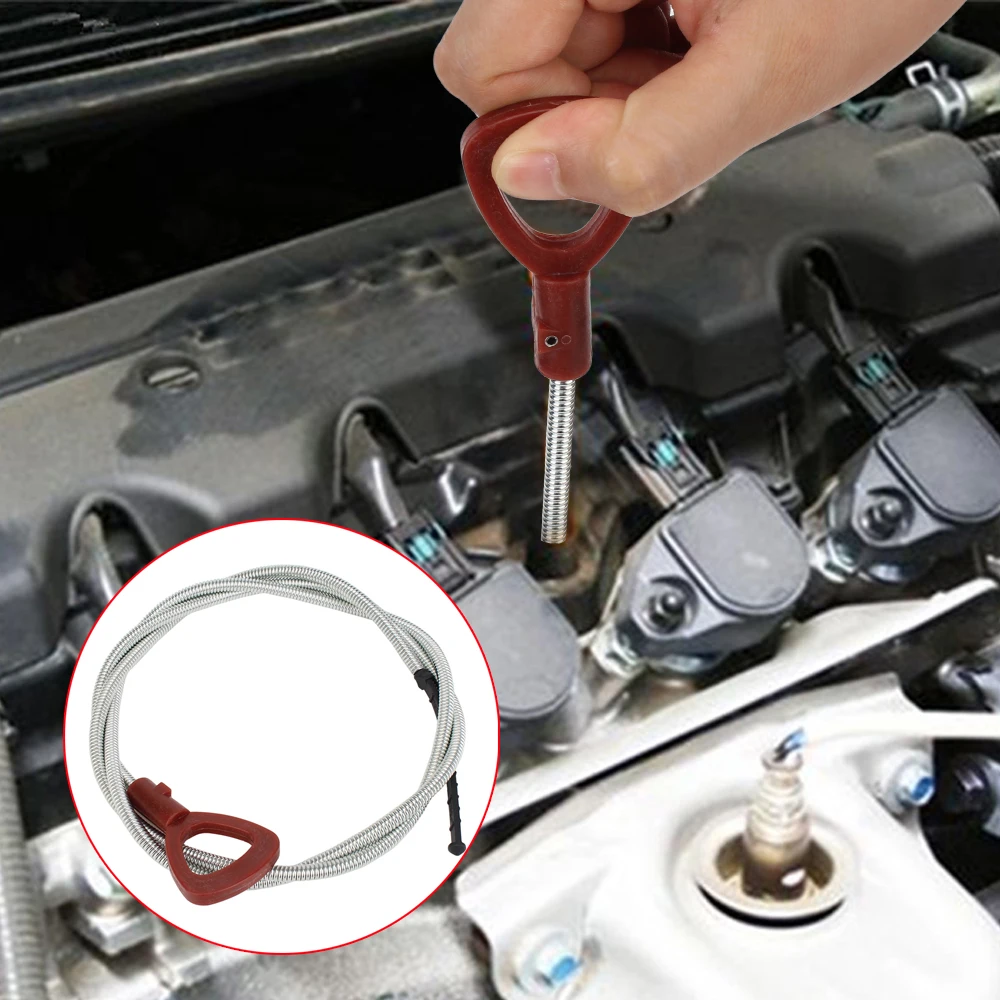 Car Transmission Gearbox Dipstick 122cm Oil Tool Auto Accessories For JEEP Wrangler DODGE Mercedes Benz W204 W203 W205 W211 W140 car oil dipstick handle