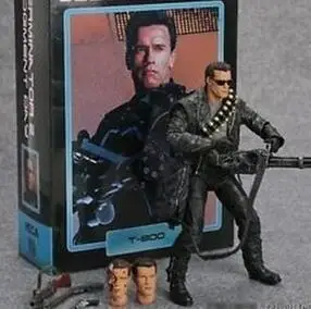 

NECA 8-Inch Boxed Anime Model Toy T800 Arnold Terminator Deluxe Edition Heavy Weapons Garage Kit Model