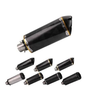 

51mm Motorcycle Exhaust Pipe TWO Brothers CNC Muffler ESCAPE Moto ATV Carbon Fiber Exhaust For trk 502 crf 230 S1000XR sv650
