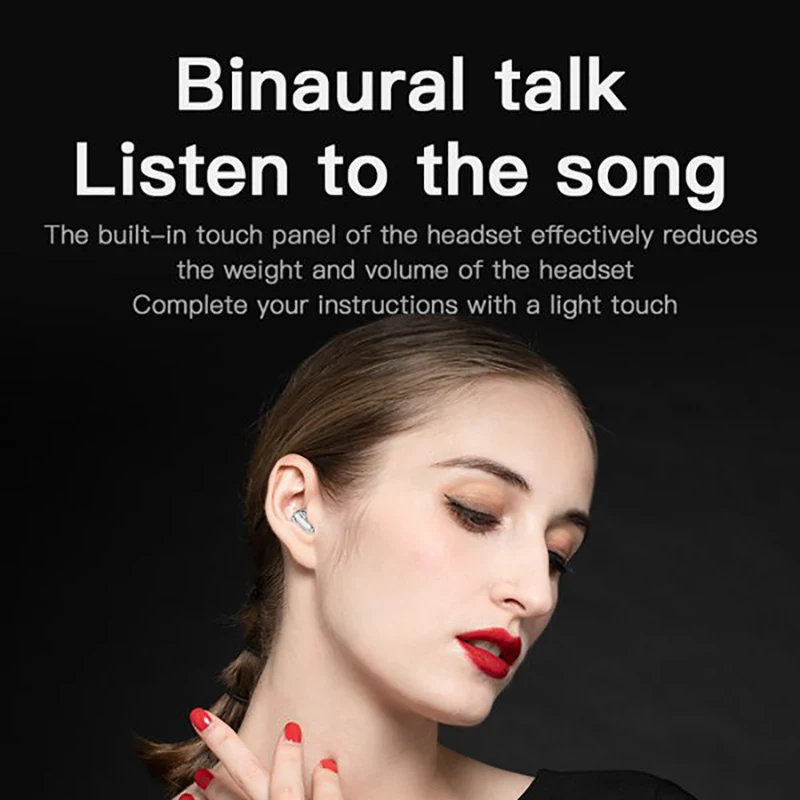 L13 Wireless Headphones Bluetooth 5 0 Earphone Tws Hifi Mini In Ear Sports Running Headset Support Ios Android Phones