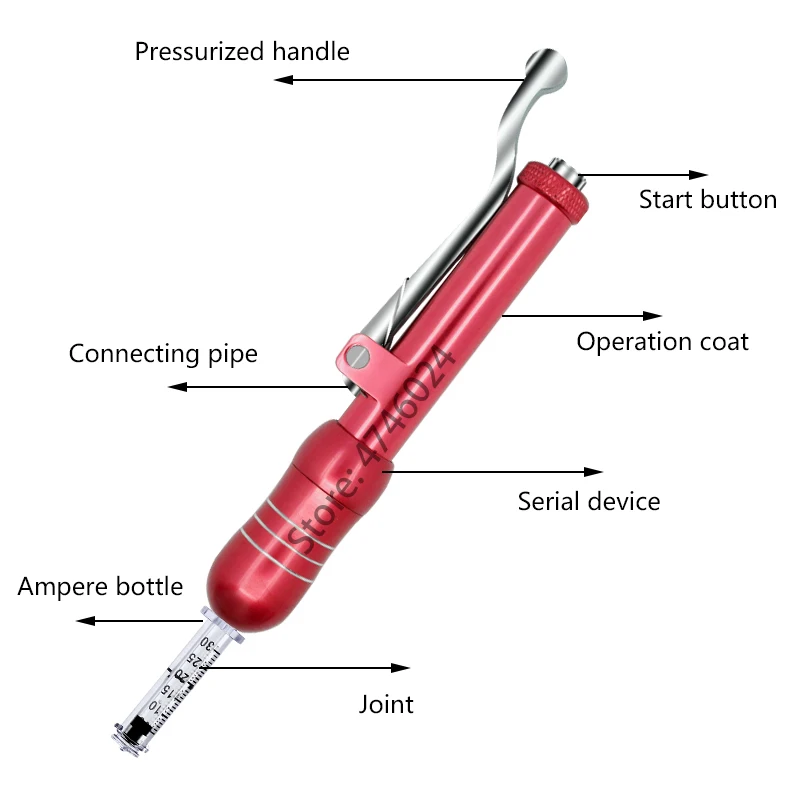 Новейшая гиалуроновая ручка для инъекций, гиалуроновая ручка для губ, набор, кислотные пистолеты высокого давления, против морщин, без игл, мезотерапия, пистолет