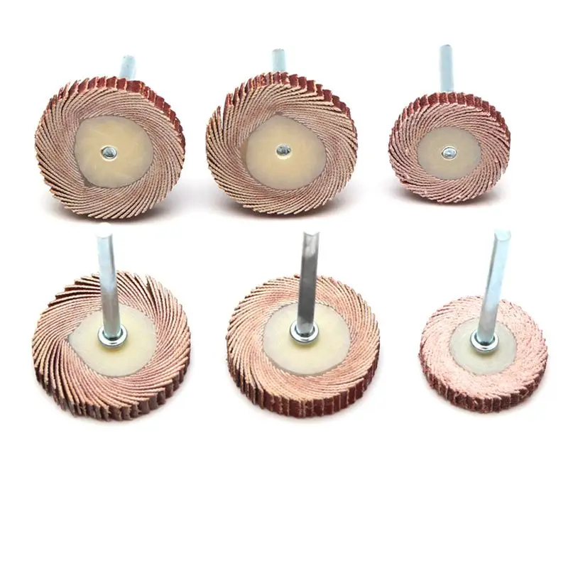 

80-600grit T Shape Sandpaper Flap Disc with Shank Sandpaper Grinding Head Grinding Wheel Flap Disc Sand Paper Sanding Disc