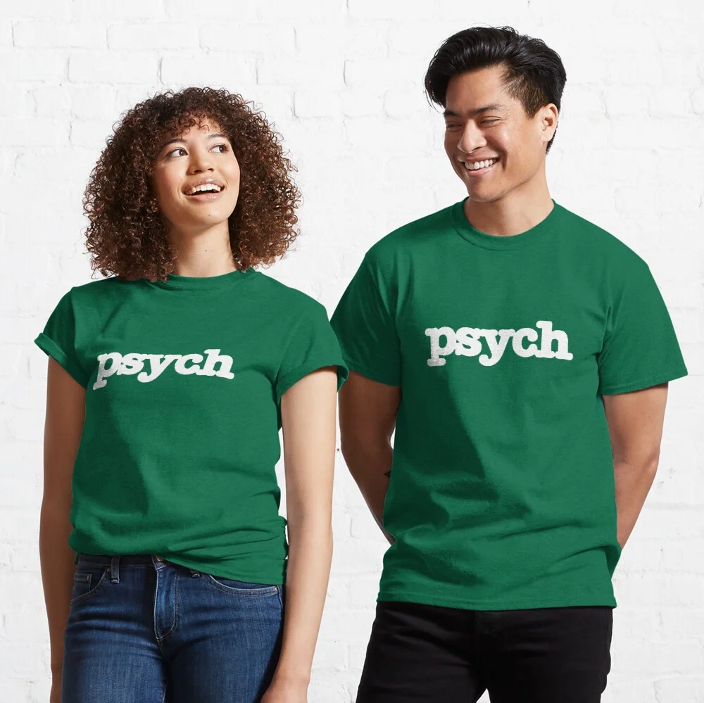 Camiseta clássico do logotipo da psicologia