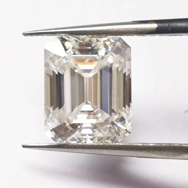 

6x8 мм 2ct муассанит драгоценный камень прямоугольник Форма VVS Белый D изумрудная огранка Муассанит алмазе драгоценные камни для ювелирных изделий
