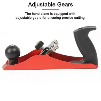 

1PCS Hand Plane Anti-rust Adjustable Smooth Bench Planer With Iron Blade Hand Tools For DIY Woodworking Carpenter