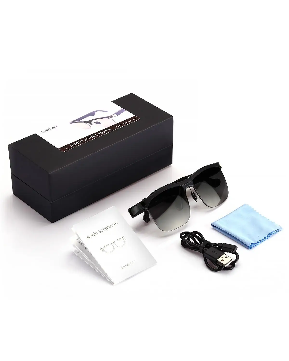 Wireless Audio Bluetooth Sunglasses with Open Ear