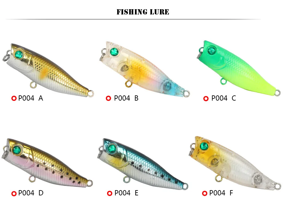 Long distance throwing Top Water Fishing Lure Articial Bait Bass Bait Poper Floating Pike Lures Minnow Crankbait Wobbler Tackle