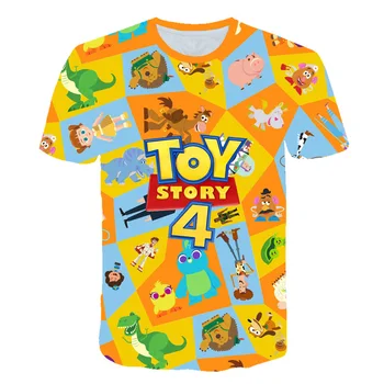 

The Walking Toys Boys Girl T-Shirt Toy Story Sherif Woody Cartoon Buzz Lightyear 3d t shirt tee Top For Kid Harajuku t shirts