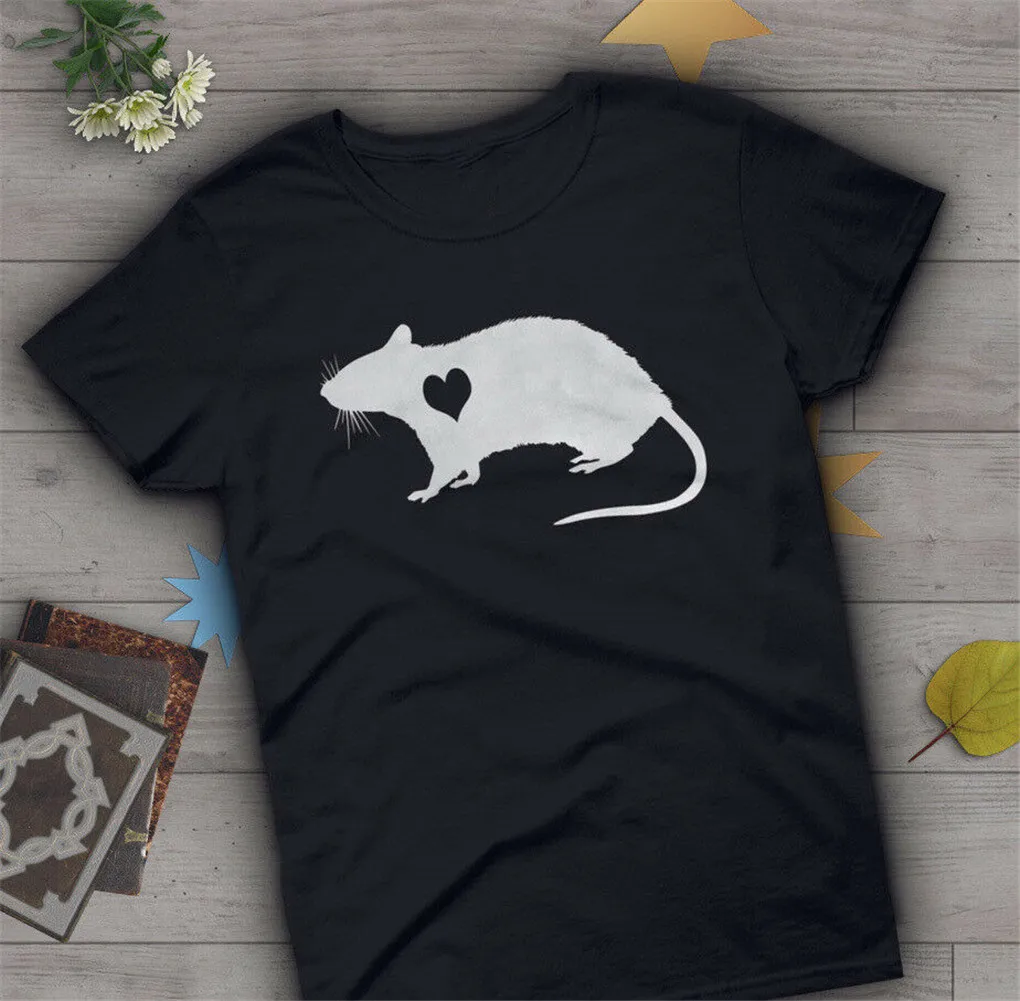 Футболка с крысами S M L 1-3XL Мужская и женская подарок для питомца любитель крыс