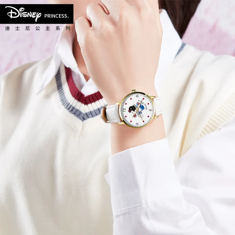 

Authentic Disney Children's Watch Girls Waterproof Cute Kid Cartoon Snow White Primary School Girls Watch