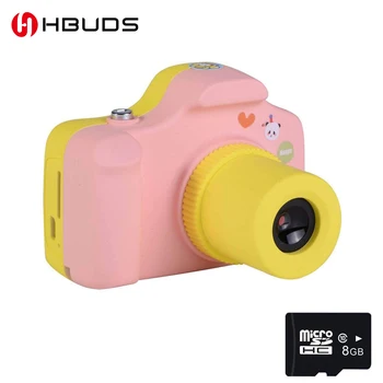 

HBUDS 1.77Inch 32GB Full Color Mini LSR Digital Camera Kids Baby Cartoon Camcorder Video Recorder Support TF Card 4640*3680