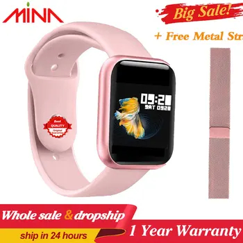 

P80 smart watch women IP68 waterproof full touch screen smartwatch heart rate monitor fitness bracelet men smartwatch vs B57