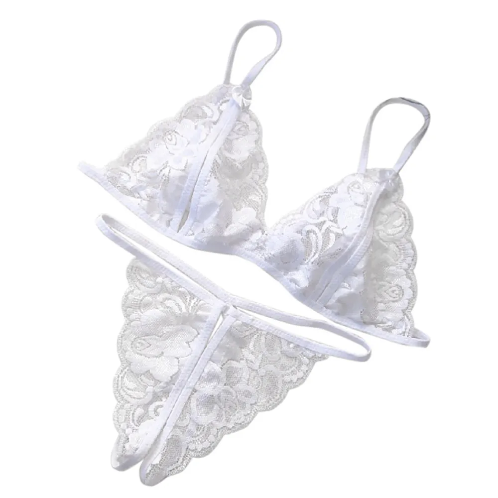 Комплект нижнего белья ropa interior women Taste Three-point Exposed грудь+ открытое нижнее белье