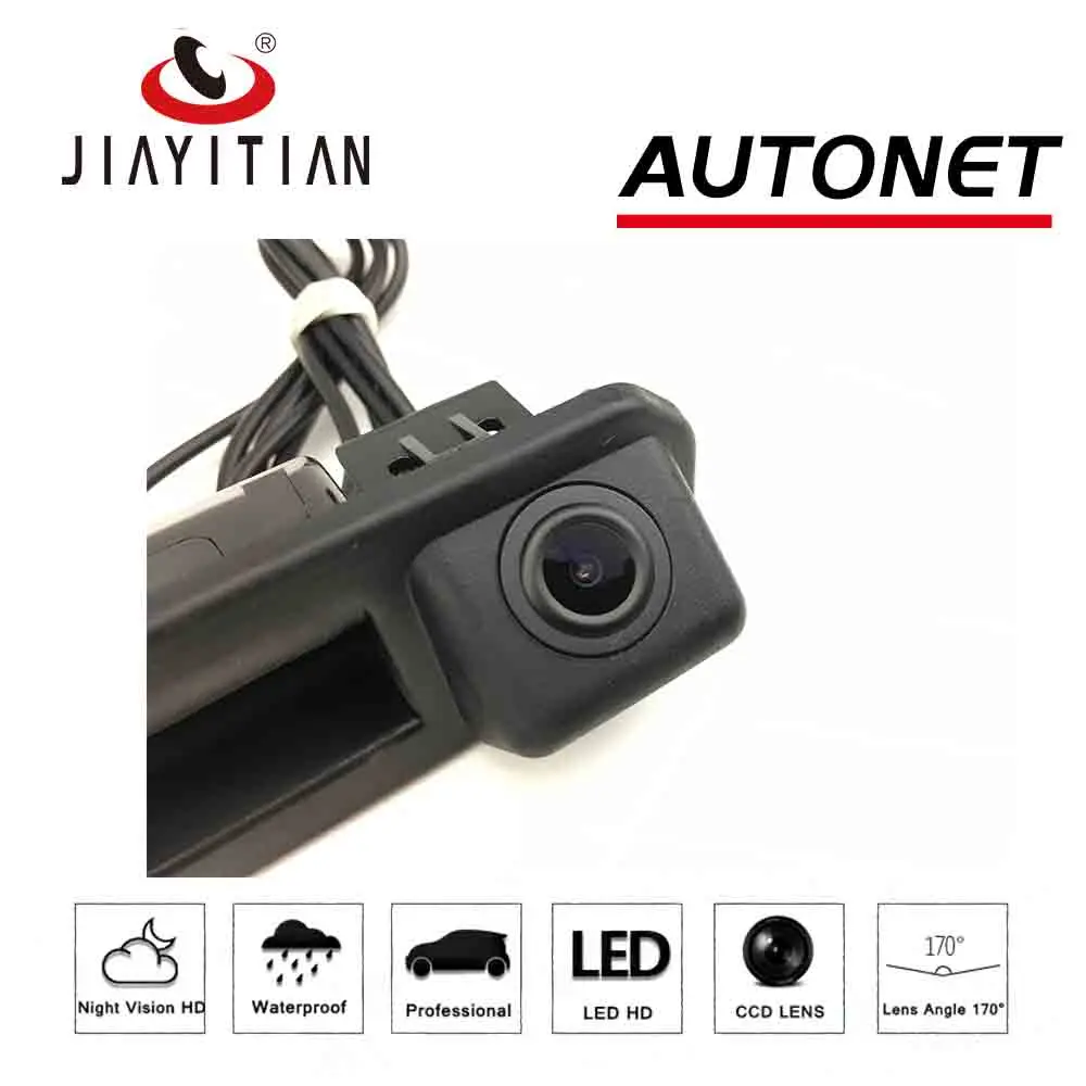 Ceny JIAYITIAN uchwyt bagażnika z kamerą samochodową do VW Polo vw Vento Sedan 2016 facelift 2017 2018 widok z tyłu kamera cofania cofania