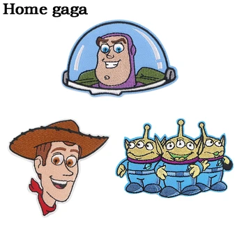 

Wholesale 20pcs/lot Cartoon Anime Patches Forky Embroidery Patches for clothes Diy iron on Patch on Clothes Kids Patch D3072