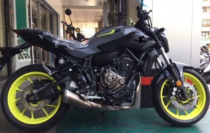 Отражательные переводные наклейки подходит для мотоцикла для YAMAHA MT 07 MT07 наклейки DIY синий черный