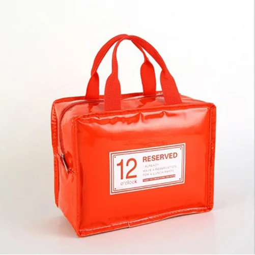 ELVASEK свежий изоляционный охладительный тюк термальная мини-сумочка для завтрака Водонепроницаемая удобная сумка для отдыха 1 шт. школьные сумки для еды - Цвет: Red S