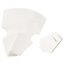 Бумажная демонстрационная карта, белая, используется для ожерелья, браслета и мобильного кулона, около 12,2 см в длину, 45 мм в ширину