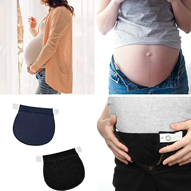 2 Colors (2 Pieces). Adjustable Elastic Waist Extender Maternity Pants  Extender Maternity Belt Extender Maternity Pants Extender Maternity Pants  Exten