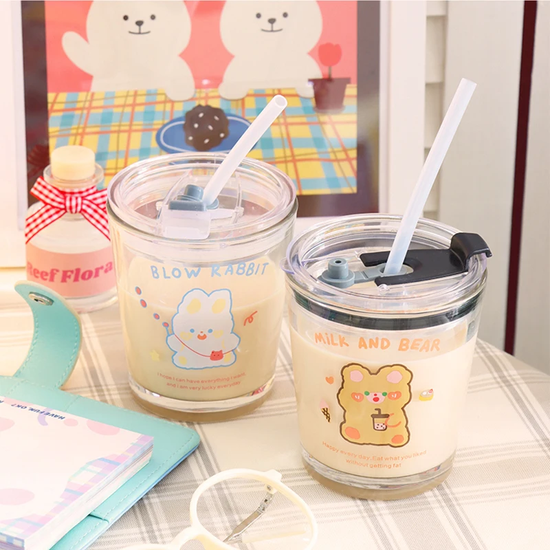 https://ae01.alicdn.com/kf/H63700cdecaca4abba3d35fa4ead3af70F/300ml-Cartoon-Creative-Glass-Cup-With-Straw-Lids-Clear-Milk-Kawaii-Boba-Bear-Original-Coffee-Juice.jpg