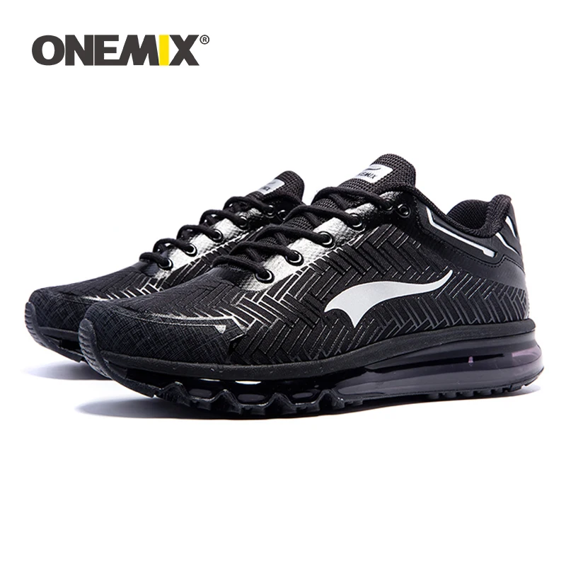 

ONEMIX Trail Sneaker Men Running Shoes Comfortable Damping Air Cushion Sports Tennis Trainers Breathable Sport Walking Shoes