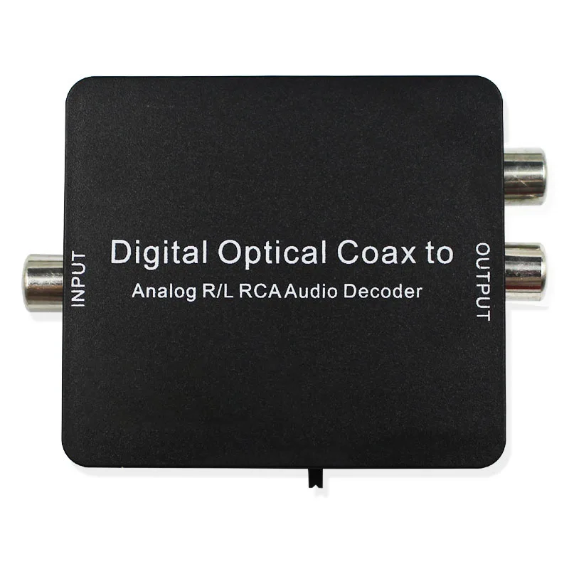 Цифровой аналоговый аудио декодер конвертер SPDIF оптический Toslink Coxial 2.0CH L/R RCA